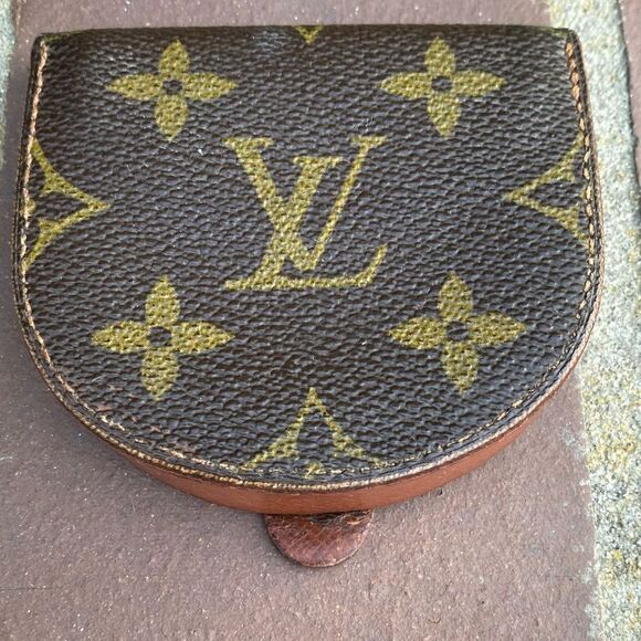 LOUIS VUITTON Monogram Portomonet Cuvette Coin Pouch/Purse Monogram w/COA. VGUC - Picture 1 of 11